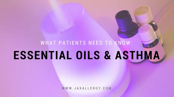 essential oils diffusers and affect on asthma